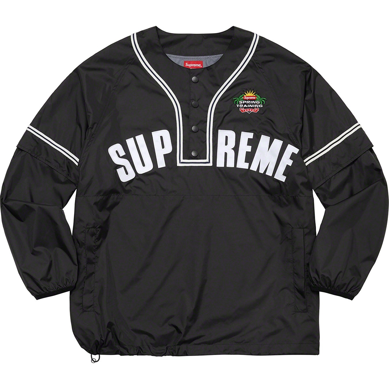 Snap-Off Sleeve L/S Baseball Top view 7
